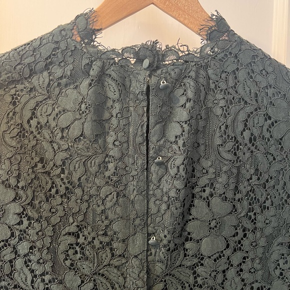Joie Frayda Lace Mockneck Top in Autumn Garden - Size S - NWT - Picture 4 of 5